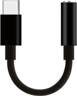 Kabllo lidhëse HF, USB-C në Jack 3.5 mm, e zezë