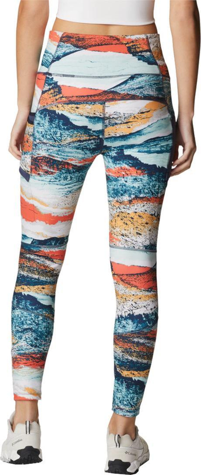 Leggins Columbia Windgates II, bel i lartë, slim fit, shumëngjyrëshe