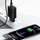 Kokë karikuese Usams T35 1x USB-A 1x USB-C 3 A, e bardhë