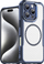 Futrollë Leading Series MagSafe për iPhone 16 Pro Max, silikon, blu