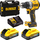 Makineri kaçavidë-spirale Dewalt DCD800H2T, 18V XR, 2x5Ah, e verdhë