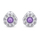 Vathë Brilio Silver Flowers EA331WAM