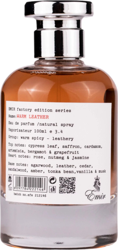 Parfum Paris Corner Emir Warm Leather, Eau de Parfum, 100ml, unisex