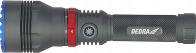 Dritë dore taktike Dedra L0950, LED 1000lm, USB‑C 2200mAh, gri