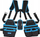 Rrip pune Hogert Work Harness With Belt, me parzmore, masë e rregullueshme, i zi