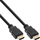 Kabllo HDMI InLine B-17502P, 2m, HDMI 2.0, e zezë
