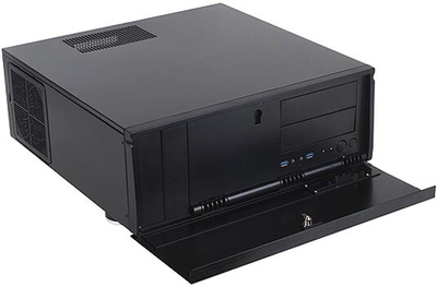 Kasë SilverStone GD07B Grandia, i zi