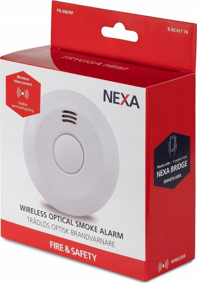 Detektor tymi Nexa FS-558/RF, pa tela, optik, i bardhë