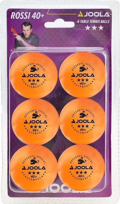Top pingpongu Joola Rossi 40+, 3 yje, set 6 copë, portokalli