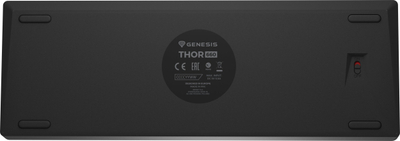 Tastierë gaming pa tela Genesis Thor 660 G2, mekanike 60%, Bluetooth, RGB, e zezë