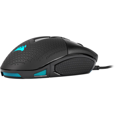 Maus gaming Corsair NIGHTSWORD RGB, me kabllo, 18000 DPI, i zi