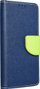 Këndëse libri Fancy për Xiaomi Redmi 13C Poco C65, me mbajtëse, blu navy lime