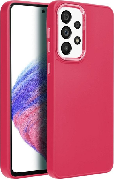 Kllaf telefoni Frame për Samsung Galaxy A33 5G, TPU me skaje të përforcuara, dizajn mat, i zi