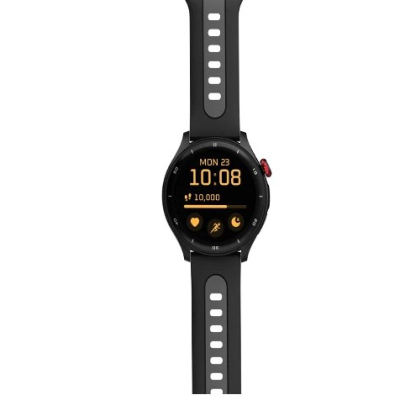 Smartwatch MyPhone Watch Adventure, monitorim aktiviteti, gjurmim gjumi, i zi
