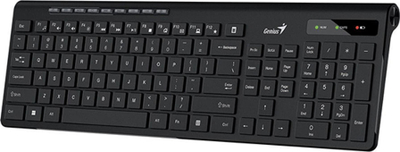 Tastierë wireless Genius SlimStar 7230, chiclet, me numpad, e zezë