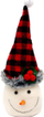 Figurinë dekoruese borbardhë Saska Garden Christmas Snowman, 20 cm, e bardhë
