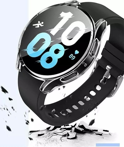 Kasje për orë inteligjente Tech-Protect Defense360 Samsung Galaxy Watch 6 44mm, me xham mbrojtës, e zezë
