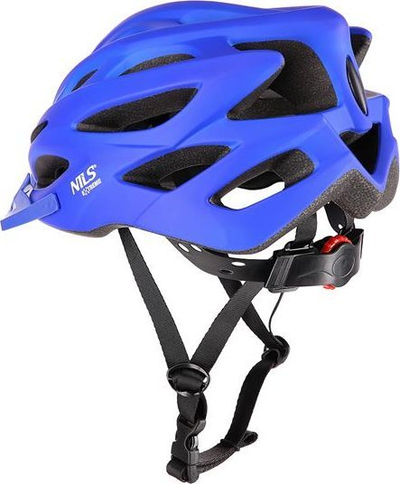 Helmet biçiklete Nils Extreme MTV50, me rregullim 58-61 cm, shumë e lehtë, blu