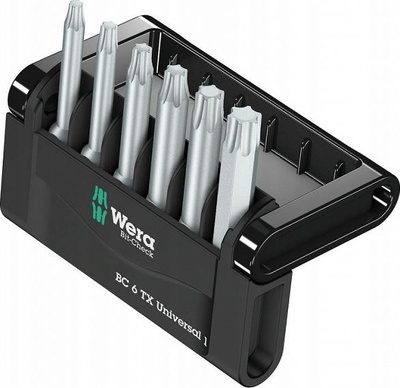 Set bitash Torx Wera Bit-Check 1, 6 copë, 50mm