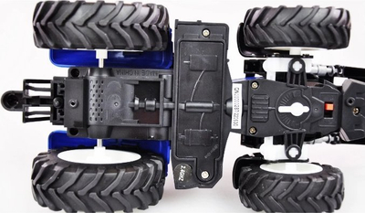 Traktor me telekomandë Amewi, 1:24, bateri Li Ion 500mAh, blu