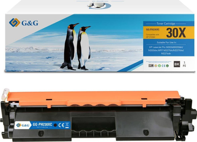 Тонер G&amp;G HP CF230X, 3500 страници, црн