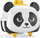 Figurinë lodër Glorious Panda, vinyli, për koleksion, shumëngjyrëshe