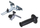 Frezë druri Makita RT0702CX2J, 710W, 34000 RPM, blu gri