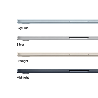 Apple MacBook Air, 15.3", M4 10-core, 16GB, 256GB SSD, 10-core GPU, Sky Blue