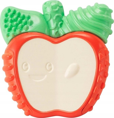 Lodër kafshuese Infantino Lil' Nibblers Apple, vibrim, nga 3m+, e kuqe jeshile