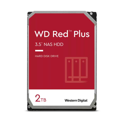 Hard Disk WD Red Plus, 2TB, 3.5\", 5400 RPM