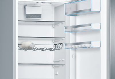 Frigorifer kongelator Bosch KGE398IBP, i pavarur, inox