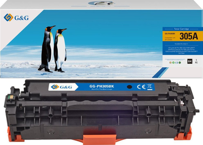 Toner G&amp;G kompatibil HP CE410A, ngjyrë e zezë