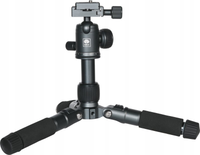 Tripod tavoline SIRUI TT-50, mini, alumin, me kokë sferike dhe mbajtëse telefoni, i zi