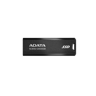 Flash drive ADATA SC610, 2 TB, USB Type-A, 3.2 Gen 2, e zezë