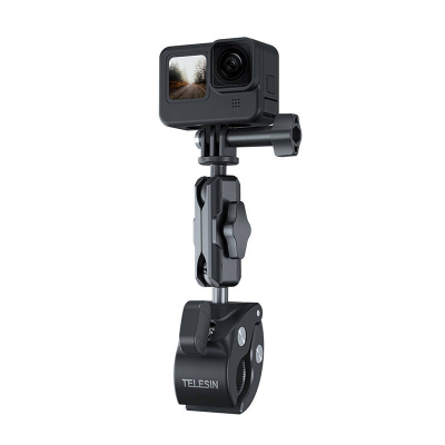 Mbajtëse mengene TELESIN Vice Magic Arm GP-HBM-003, universale 1/4", për GoPro HERO, e zezë