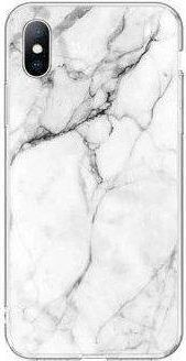 Futrollë gel Wozinsky Marble për Samsung Galaxy S21 Ultra 5G, TPU, mermer, e bardhë