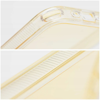 Kapak telefoni MATRIX CLEAR për Xiaomi Redmi Note 14 4G, transparent, i verdhë