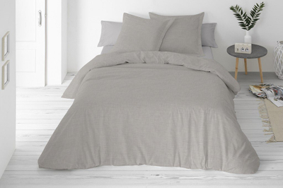 Set shtrati Posten Bedding Anov, 160x200, linen, gri e thjeshtë