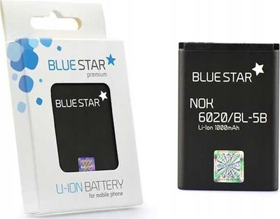 Bateri Bluestar Nokia BL-5B, 1000mAh, Li-ion, e bardhë