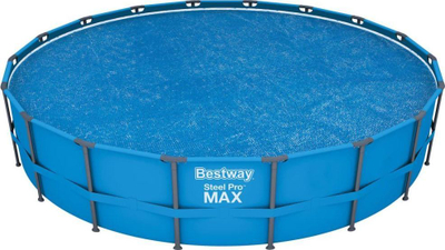 Mbulesë diellore pishine Bestway Flowclear, diametër 549 cm, për pishina mbi tokë, blu
