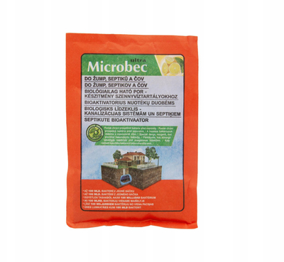 Активатор за септичка јама BROS Microbec 25g, микробиолошки ензиматски, за септички јами и постројки за отпадни води