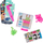 Set kreativ me rruaza uji Spin Master Pixobitz Clear Pack, 156 copë, për kalama 6+