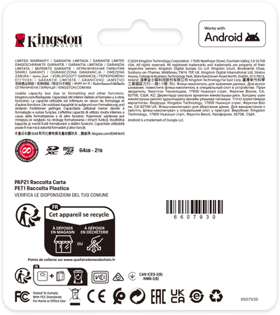 Kartë memorie Kingston Canvas Select Plus, 64GB, SDXC Class 10 UHS I, 100MB/s