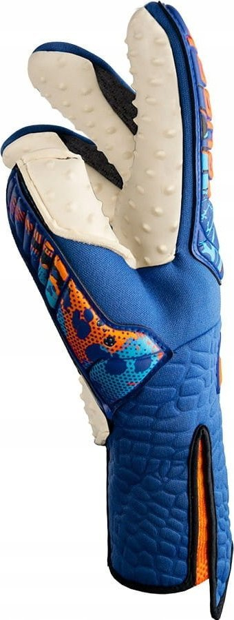 Doreza portjeri Reusch Attrakt SpeedBump Strapless AdaptiveFlex, pa rrip, True Blue Shocking Orange