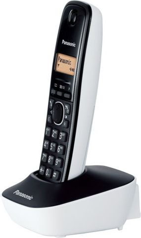 Telefon pa tela Panasonic KX-TG1611PDW, DECT, me ekran LCD, i bardhë