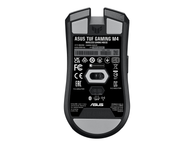 Maus ASUS TUF Gaming M4 - Wireless, BT, 2.4GHz, e zezë
