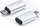 Adapter USB Type C në Micro USB, alumini, ngjyrë argjendtë