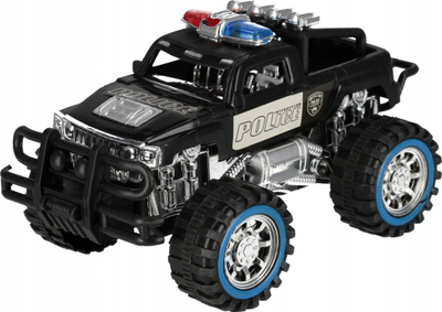 Lodër makinë policie MEGA CREATIVE Hot Racing, 20x10x12cm, me ngjyra nga të gjitha