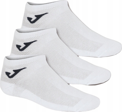 Çorape të shkurtra Joma për burra, set 3 palë, EU 39-42, të bardha