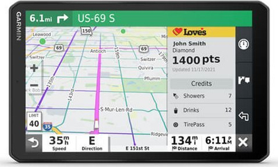 Navigacion GPS Garmin Dezl LGV810, 8", ekran me prekje, i zi